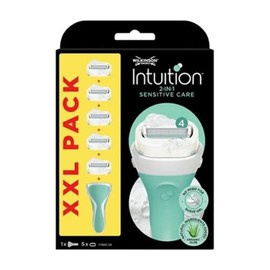 WILKINSON SWORD Intuition Sensitive Care Women's Razor + 5 Replacement Blades