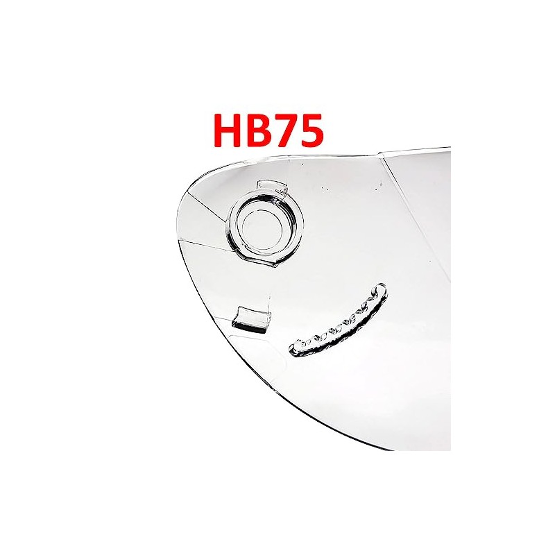 1Storm Motorcycle Bike Full Face Helmet Shield: Model HB75 Clear
