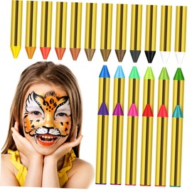 FELTECHELECTR Face Paint Crayons - Paint for Skin Long-lasting Easy Application for Cosplay Festivals and Creative Makeup
