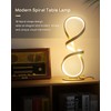JIOODICH. 2 Pack Table Lamps, LED Touch Dimmable Spiral Desk
