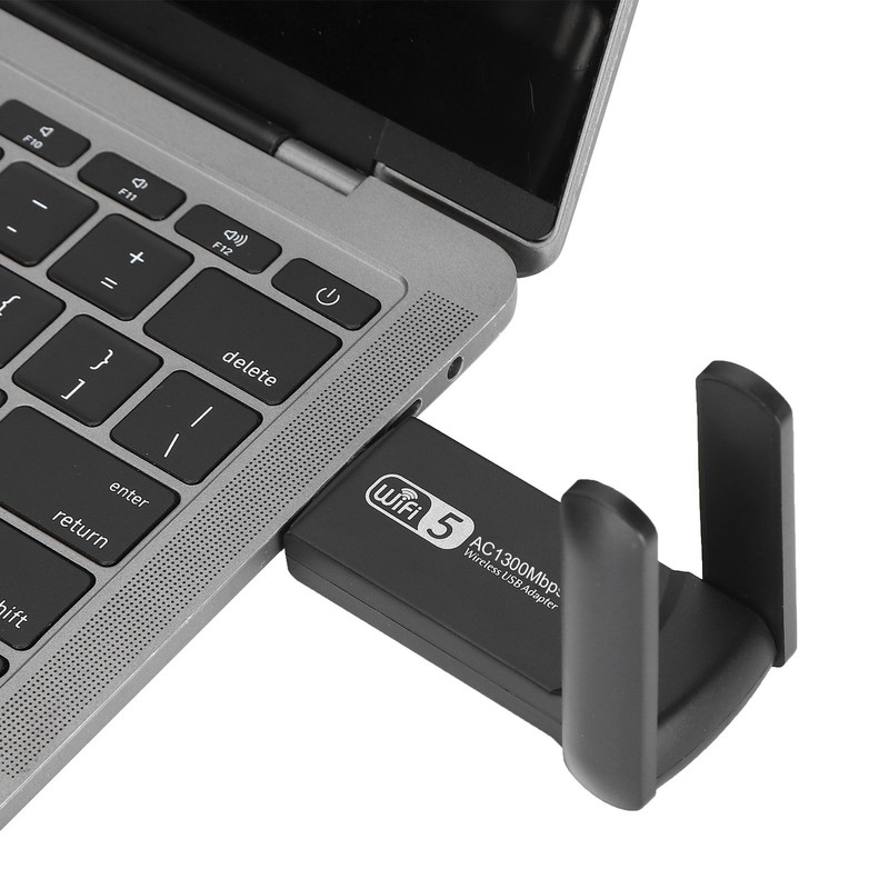 WiFi Adapter Wireless Dual Band 5.8G/2.4G 1300M Mini USB 3.0