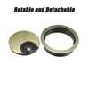 DuDuZui Desk Cable Grommets Bronze Computer Desk Metal Cable Hole,