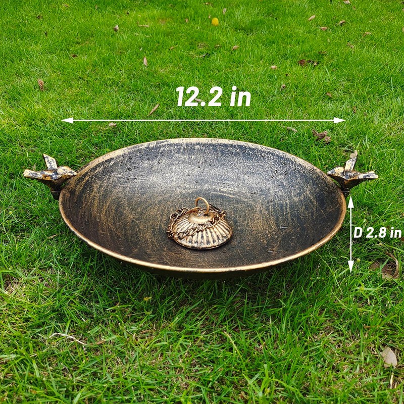 HOUYANG Diam 12.2 inchs Rain Chain Basin,Replacement for Standard Rain