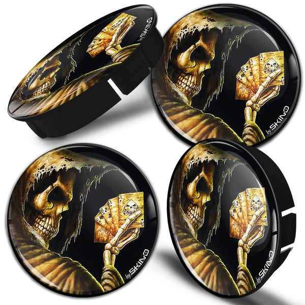 Biomar Labs® 4 x 60mm 3D Wheel Hub Centre Caps