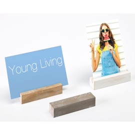 walther design FC300M Photo Holder White / Grey / Brown Wooden Set of 3