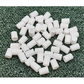 TERF® High Quality White PVC Screws Thread Stud End Protective Cap Cover M8 (8mm) X 13mm Screw Thread Stud Pipe Bolt End Protector PVC Safety Cap Cover - Pack of 10