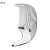 Unbranded Chrome Front Fender Mudguard Trim Tip For Harley FLHT