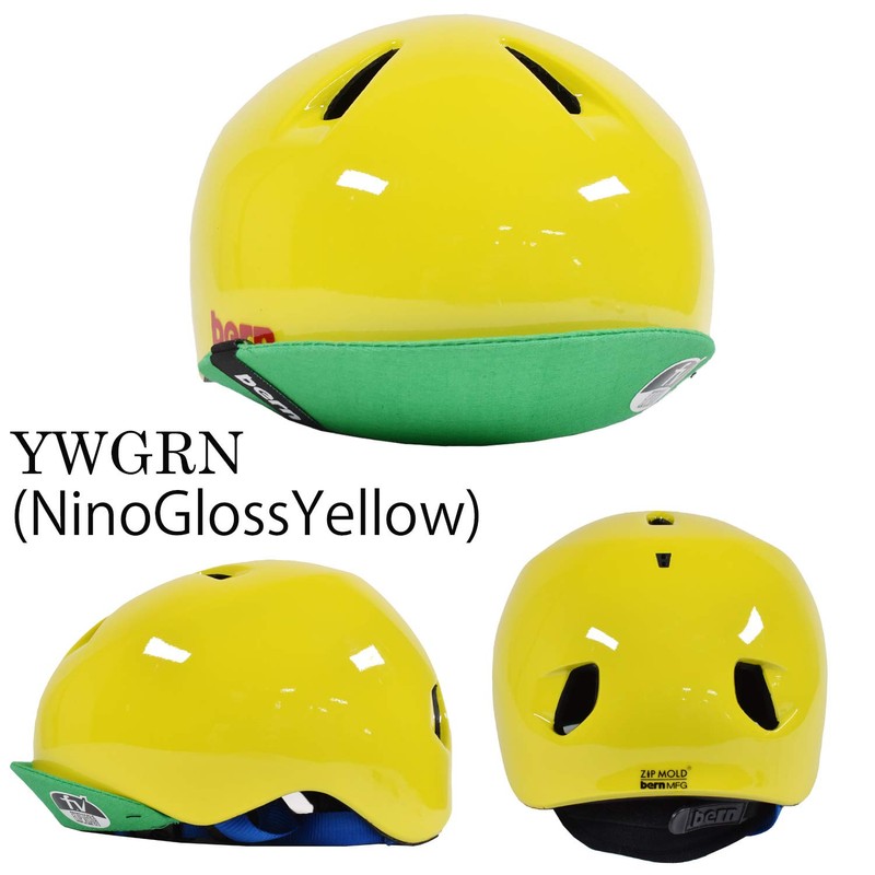 bern(バーン) NINO [NINO] Glass Yellow Green XS/S (48-51.5) BE-VJBGYLV-11