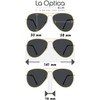 La Optica B.L.M. UV400 Unisex Pilot Sunglasses Retro Colours Single