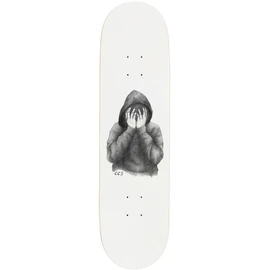 [CCS] Smile on The Surface Skateboard Deck - White - 8.50"
