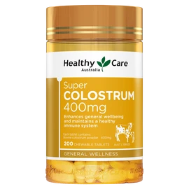 Healthy Care Colostrum 400mg 200 Chewable Tablets