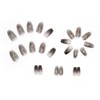 Nail Tip, False Nail, Nail Press, Stylish, Black, Long Short,