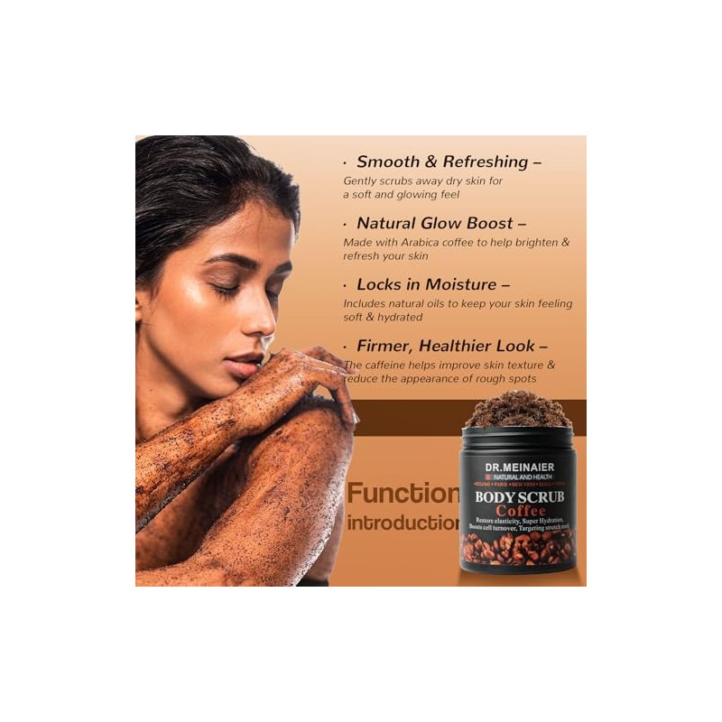 Exfoliante Corporal de Sal Marina y Café Natural Sea Salt