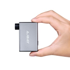 AJBAY Mini Electric Bike Pump Portable Air Pump for Bike Tire 120PSI Tiny Bicycle Pump with Presta/Schrader Valve Type-C Rechargeable Inflator with Digital Pressure Gauge for Cycling