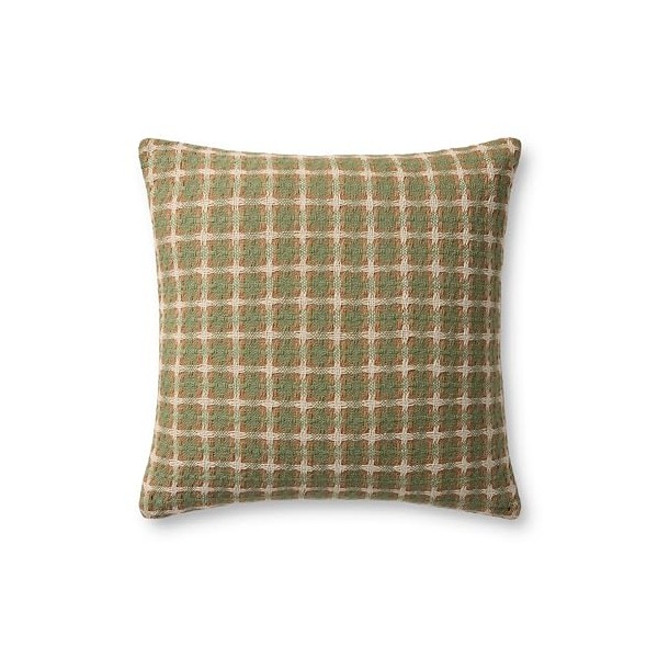 Loloi II Collection PLL0169 Green/Multi 20'' x 20'' Cover Only