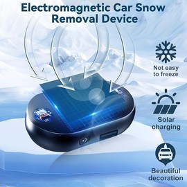 4 PCS Antifreeze Electromagnetic Car Snow Removal Device,2025 New Electromagnetic Snow Removal, Portable Molecular Interference Instrument for Ice and Snow Scraping