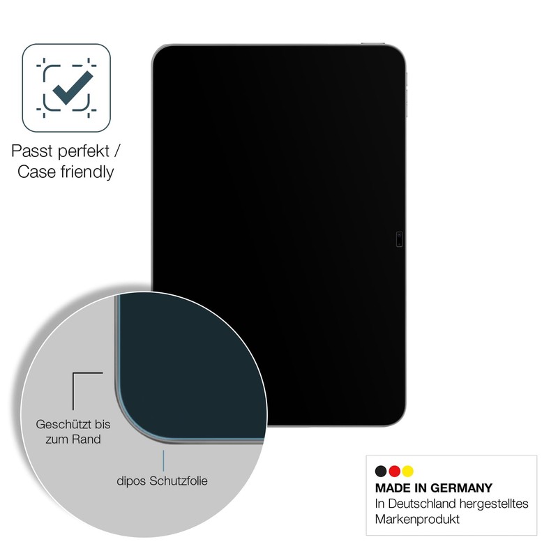 dipos I 2x Displayschutz 9H matt kompatibel mit G-Tab Pad