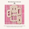 MACKENZIE-CHILDS Enamel Switch Plate, Light-Switch Cover, Single Rocker, Pink-and-White Rosy