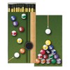 HomArt Large Decorative Billiards Candle and Fireplace Wood Matches