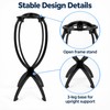 2-Piece Wig Stand for Wigs & Hats – 36 cm