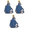 Cinderella Princess 3 1/2" Tall Iron on Patch Set of