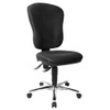 Steel Point 80 Swivel Chair without Armrests Black