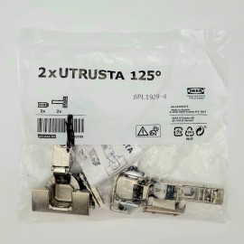 IKEA 5x (2packs) Sektion Cabinet Hinge IKEA UTRUSTA Hinge, 125 °