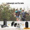 Outdoor Collapsible Wood Burning Stainless Steel Rocket Stove Backpacking Camp
