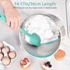 U-Taste Extra-Long 600ºF Heat Resistant Spatula Spoon: 14" Silicone Spoonula