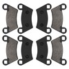 Front and Rear Brake Pads for Polaris Ranger 500 2x4