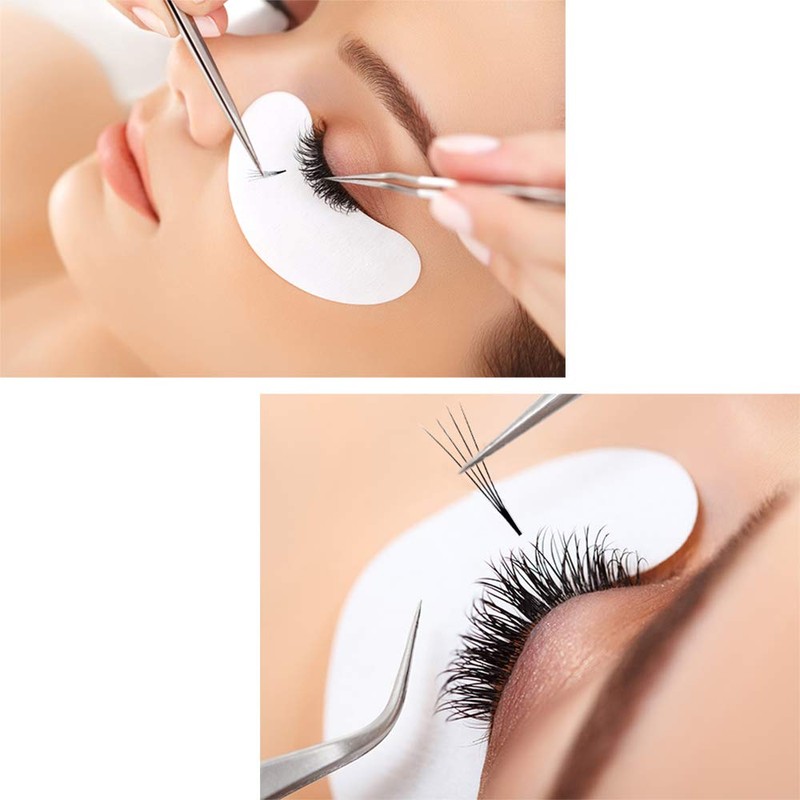 B&Qaugen Pre-made Eyelash Fans, 4D-D-0.07-15 Long Foot, Pre-made Fans, Eyelash