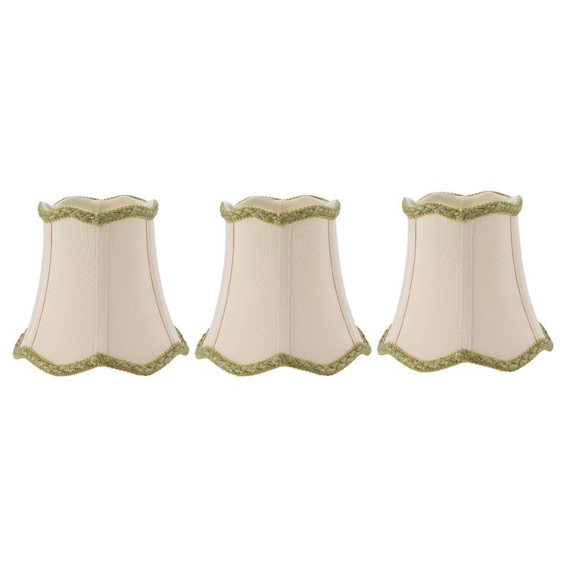 3Pcs Modern Lampshade European Style ClipOn E14 Chandelier Lamp Shade