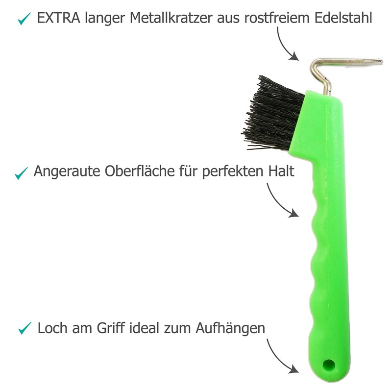 Hoof Pick for Horses Donkey Goat Hoof with Extra Stable