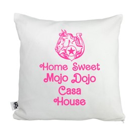 Moonlight Makers, Home Sweet Mojo Dojo Casa House, Decorative Pillow Case, 100% Cotton Canvas Pillowcase, Farmhouse Decor, Gift for Home, Funny Design