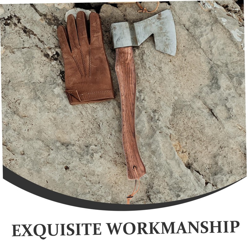 Sosoport 2pcs Sturdy Wooden Axe Handle Comfortable Grip Replacement for