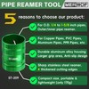 MERWOF Metal Pipe Reamer for Copper PVC Pipe, Deburring Tool,