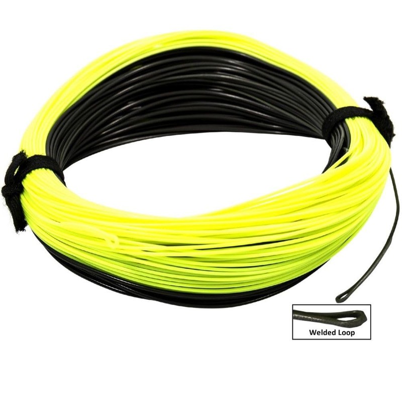 Snowbee XS-Plus Spectre Distance Fast Sink Fly Line – Charcoal/Chartreuse
