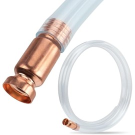 HORUSDY Super Gas Siphon 10FT Multi-Purpose Super Easy Siphon Pump,1-3/16" Valve Virgin Grade Tubing Safe