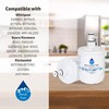 2-Pack Replacement for Whirlpool GT1SHTXLT01 Refrigerator Water Filter - Compatible