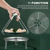 Round Steamer Rack and Cooling Rack,Stainless Steel Pot Trivet, Wire
