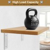 Alise Floating Shelf Brackets Heavy Duty L-Shaped Wall Brackets -