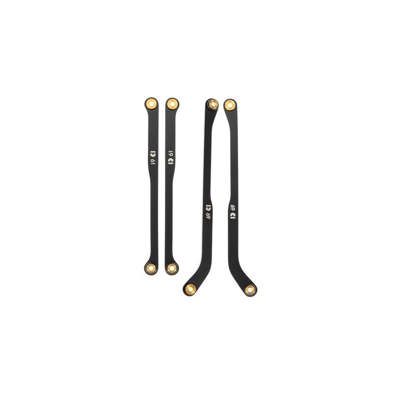 RampCrab High Clearance 4 Links Set for SCX24 Deadbolt, Steel