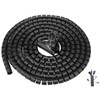 Snokay Cable Management Sleeve - 5M Length, 10MM Diameter, Zip