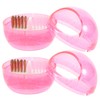 WOONEKY 2pcs Nail Bit Cleaning Brush Durable and Tool for
