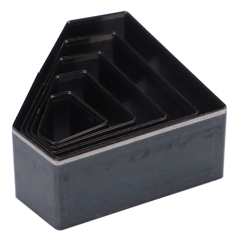 5Pcs Leather Die Cutter Hollow Punching Mold Different Sizes Diamonds