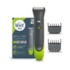 Veet Men Intimate Trimmer - Maquinilla de afeitar íntima para hombres - Afeitadora íntima y corporal para zona íntima, cara, axilas y parte superior d