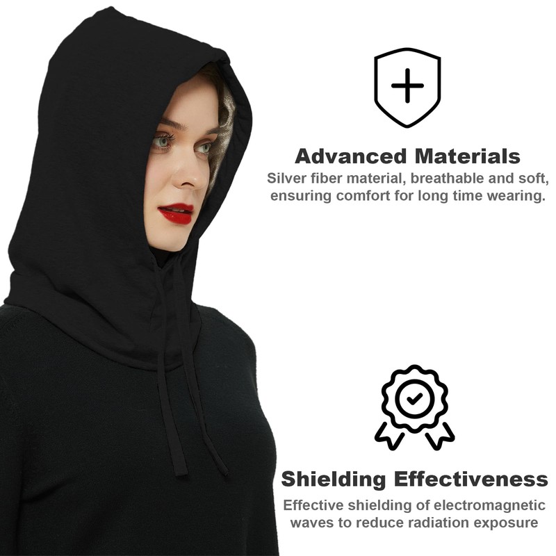 NIULAFR Faraday Protection Hat, RF Shielding Hat for WiFi Protection,