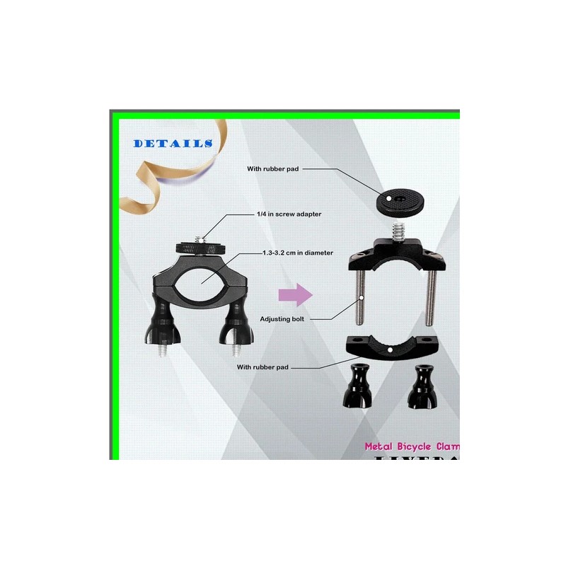 MASDUNCA ActionCam Bike Mount Pro for Mountain and Motorcycle Adventures