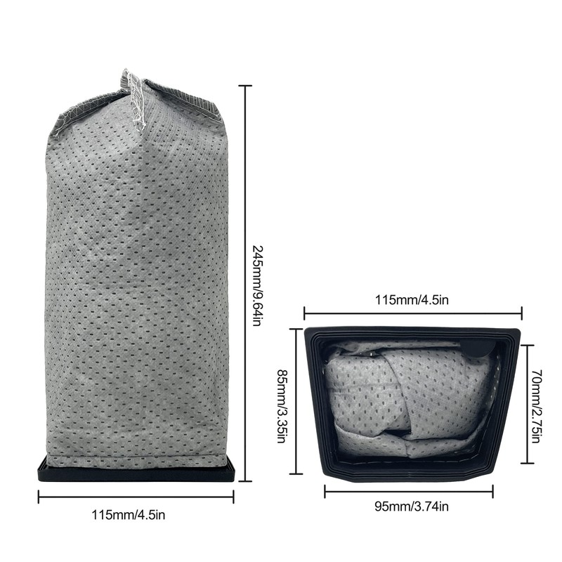 Smilefil 4PCS CH3000 Replacement Cloth Bags Compatible with Hoover PortaPower