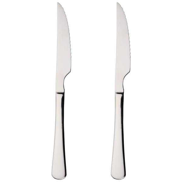 ETREXONLINE 2 Steak Knives, Meat Knives, 22.5 x 2.05 cm,